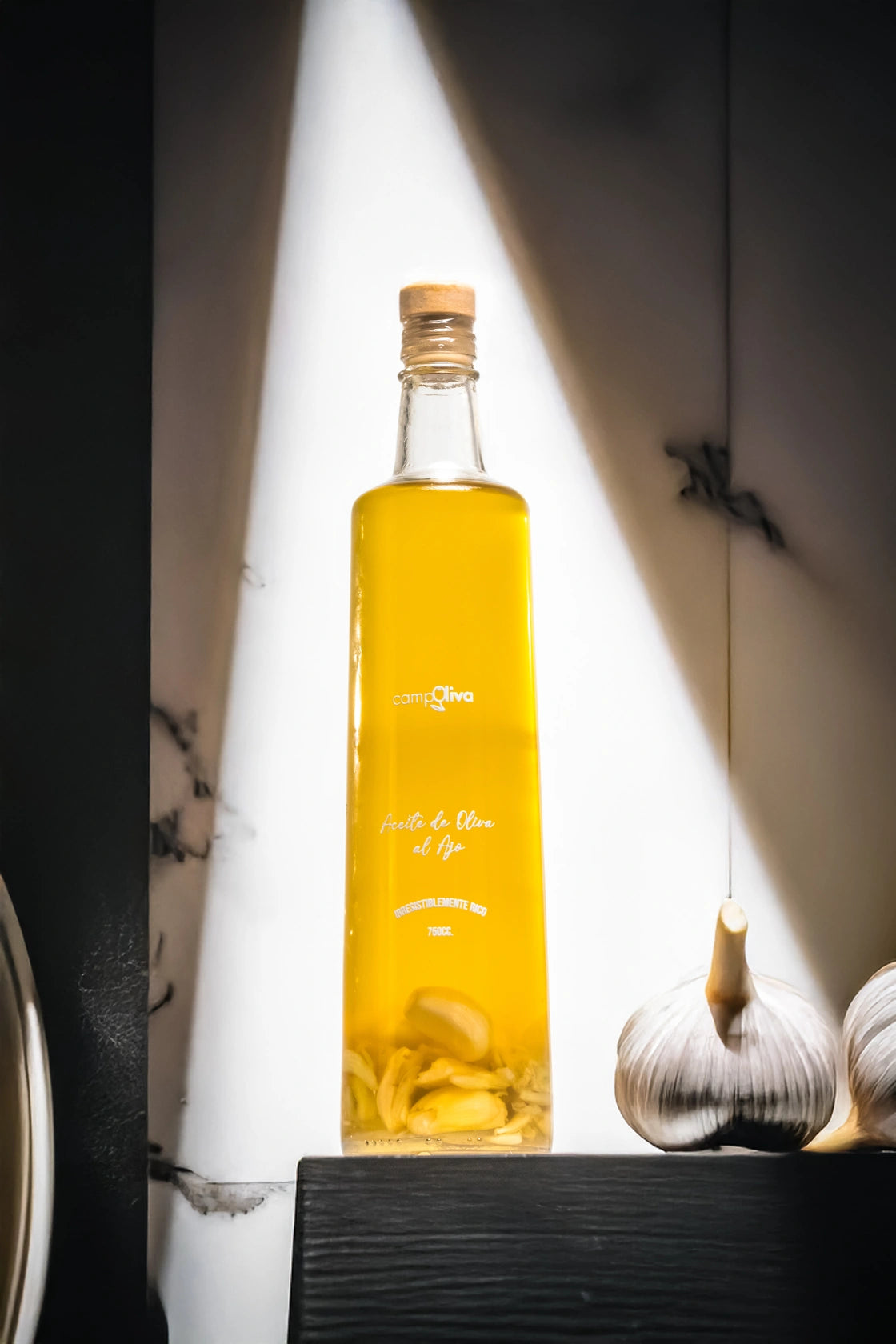 Aceite de Oliva al Ajo 100% Natural