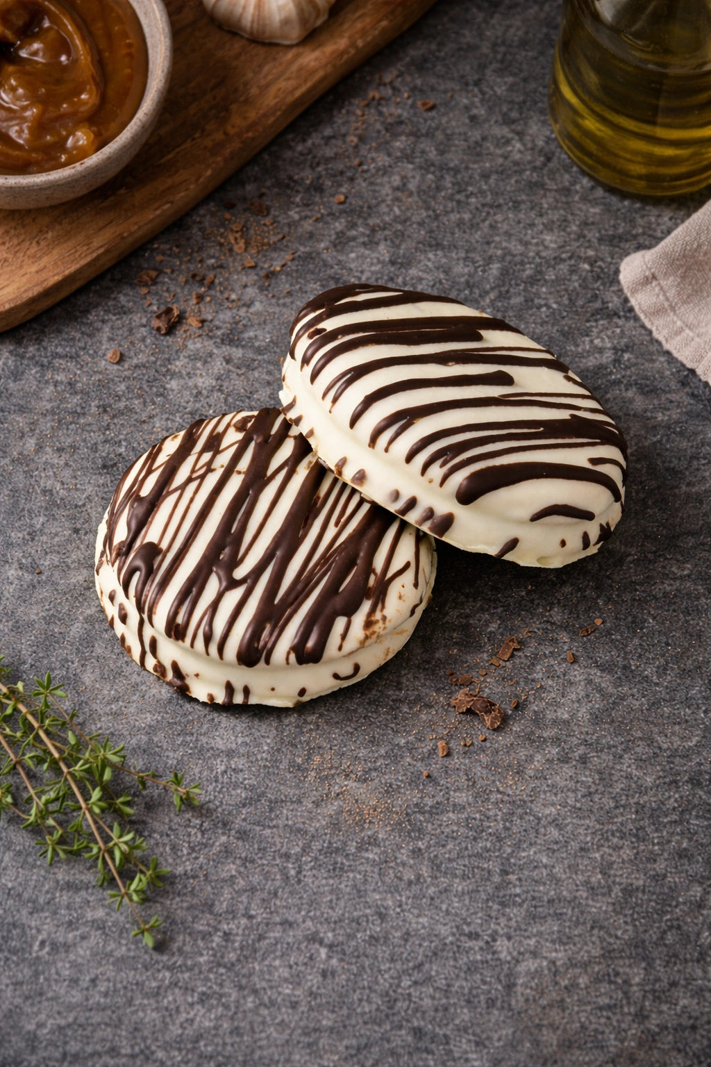 Alfajores de Chocolate Blanco 6 Unidades