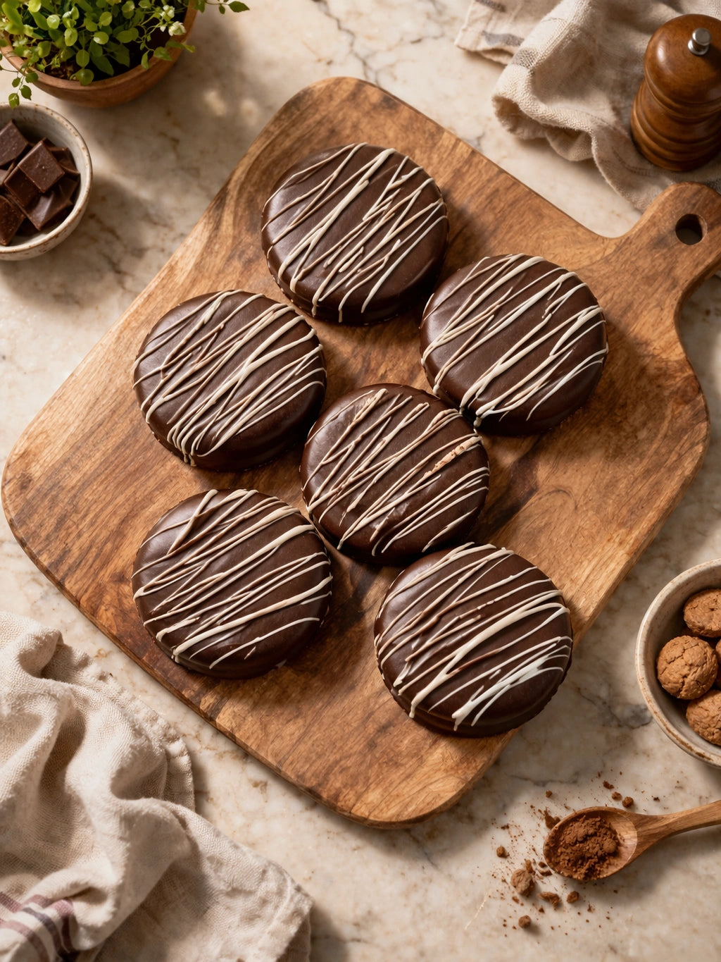 Alfajores Clásicos Chocolate Manjar 6 unidades