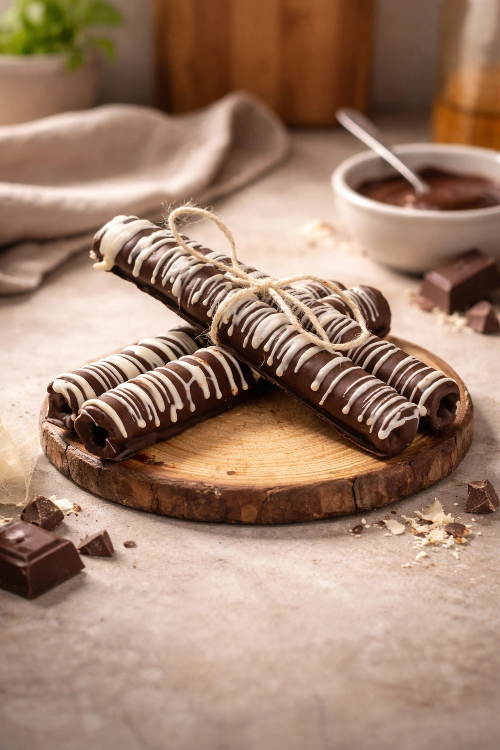 Cuchiflí Bañados en Chocolate con Manjar 6 unidades