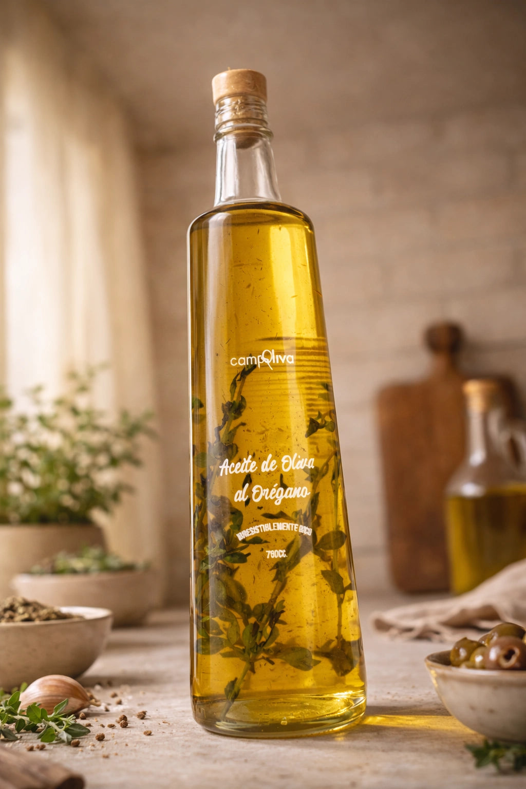 Aceite de Oliva al Orégano 100% Natural