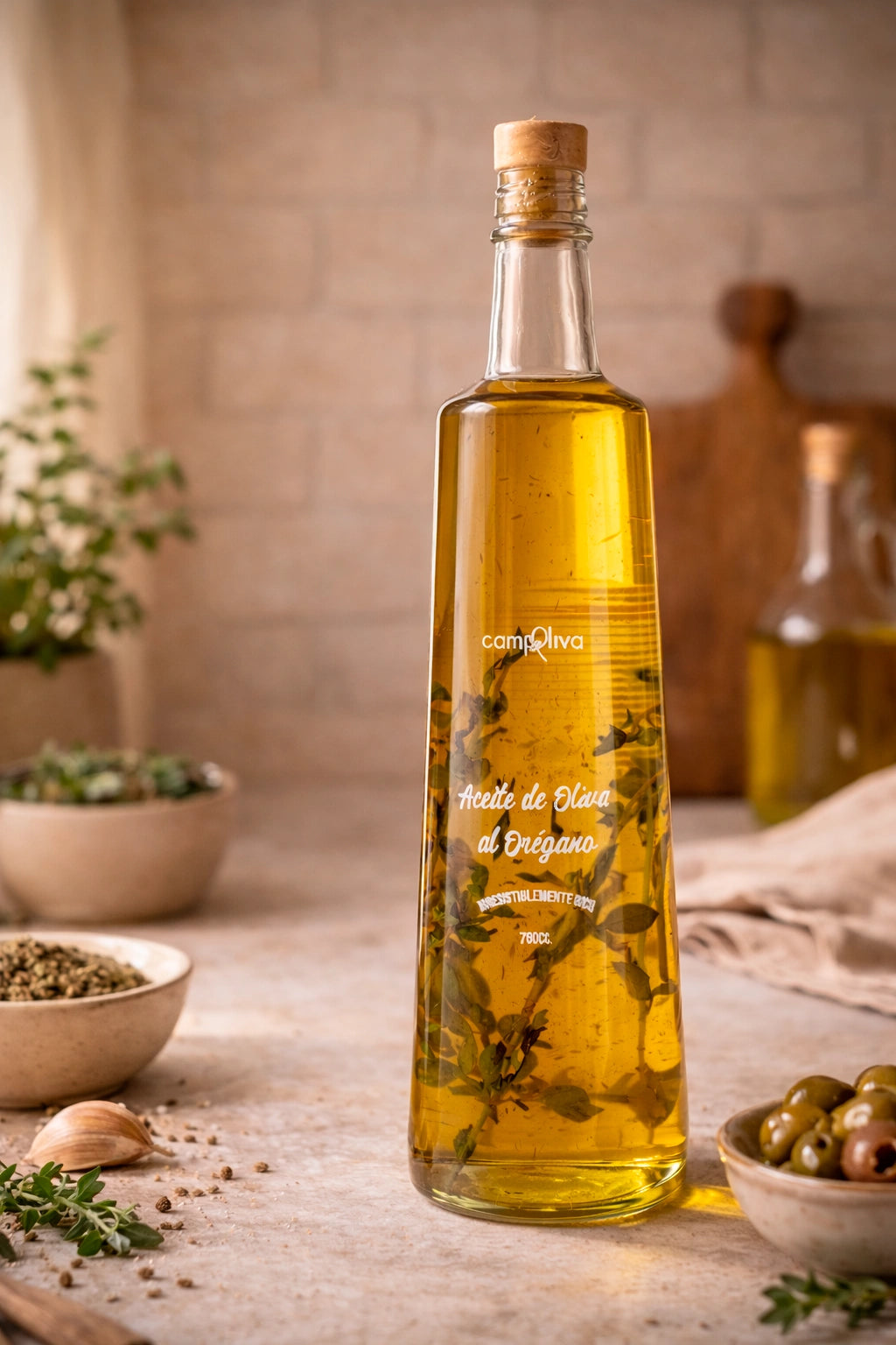 Aceite de Oliva al Orégano 100% Natural