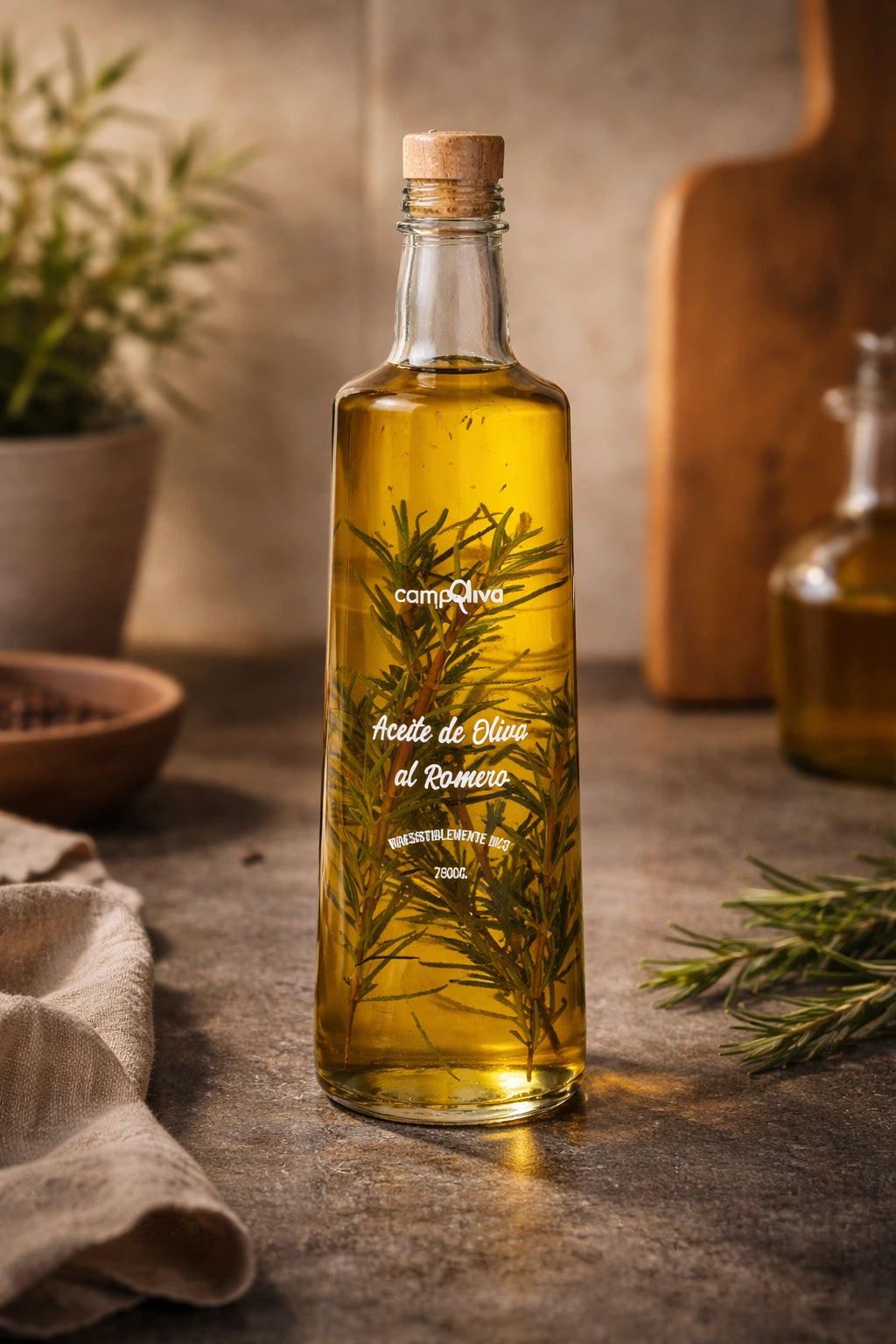 Aceite de Oliva al Romero 100% Natural