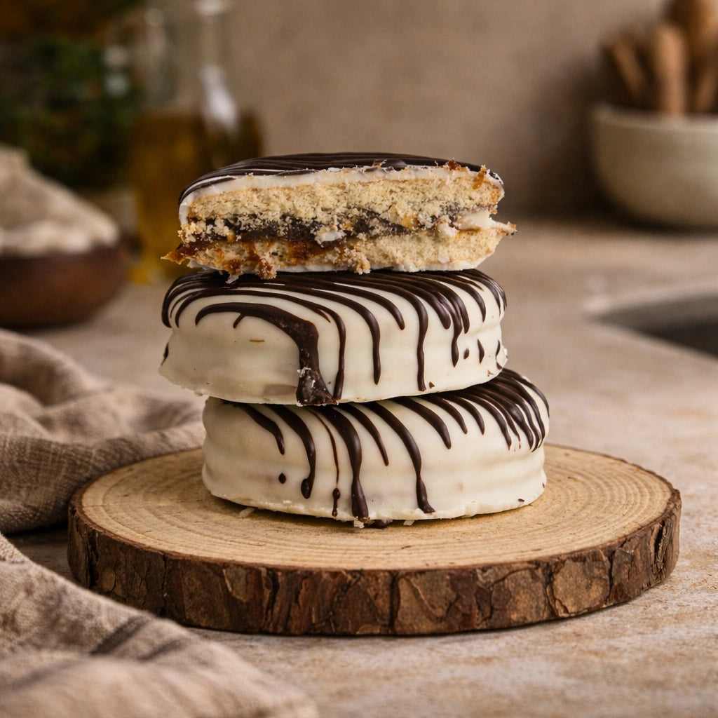 Alfajores de Chocolate Blanco 6 Unidades