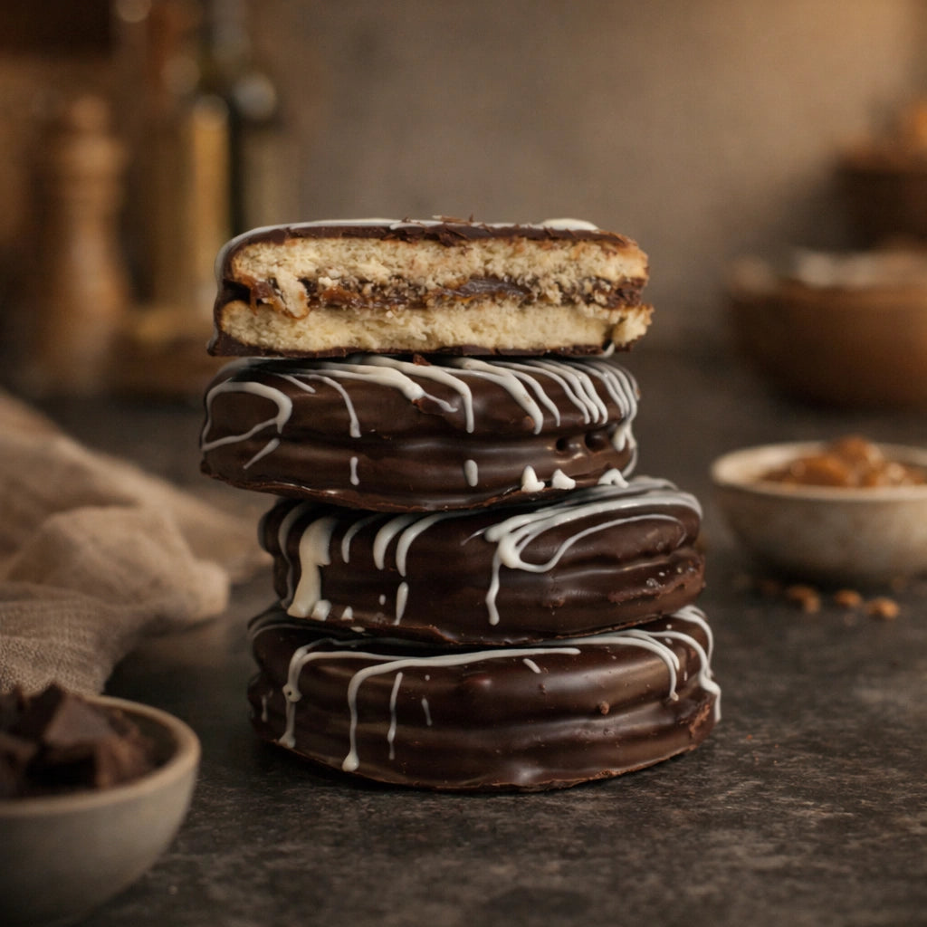 Alfajores Clásicos Chocolate Manjar 6 unidades
