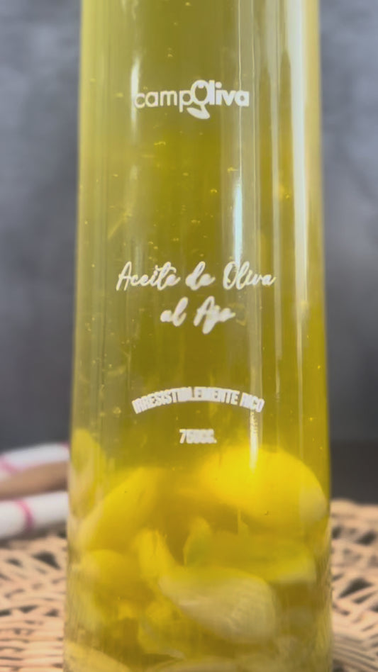 Aceite de Oliva al Ajo 100% Natural